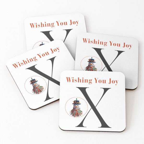 Item preview, Letter X Christmas Monogram – Black Alphabet with Macrame Ornament & Festive Greeting designed and sold by Cultradesign.