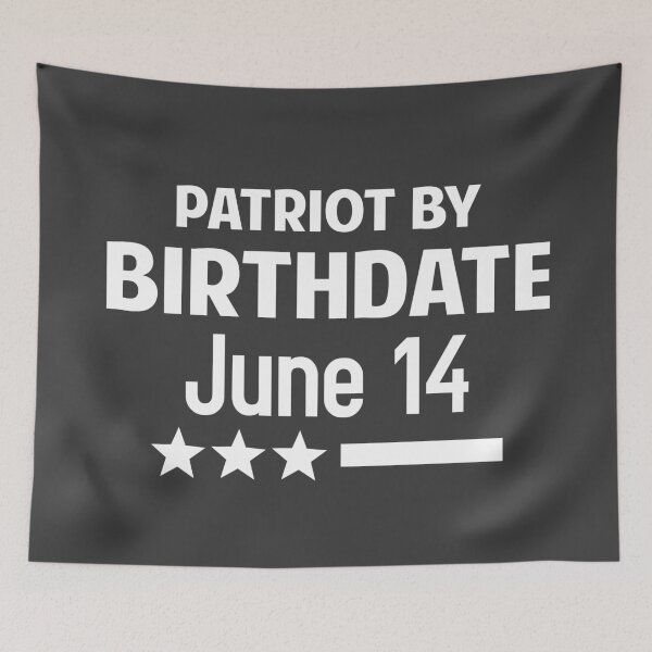 Item preview, Patriot by birthdate June 14 designed and sold by giftfromheart.