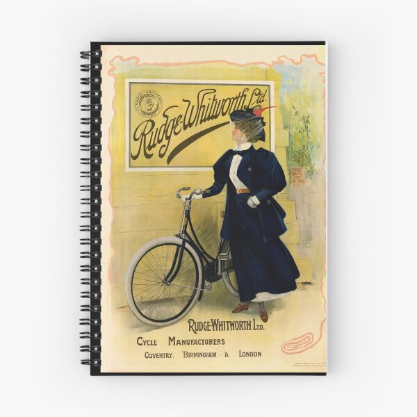 Item preview, Vintage Bicycle Art Poster | Rudge-Whitworth Ltd. | Art Nouveau Style | Women's Cycling & Fashion from the Early 1900s designed and sold by artofuniverse.
