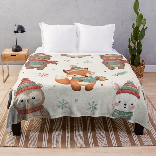 Item preview, Cozy Critter Carolers: Adorable Woodland Animal Christmas Pattern designed and sold by CraftedByEva.