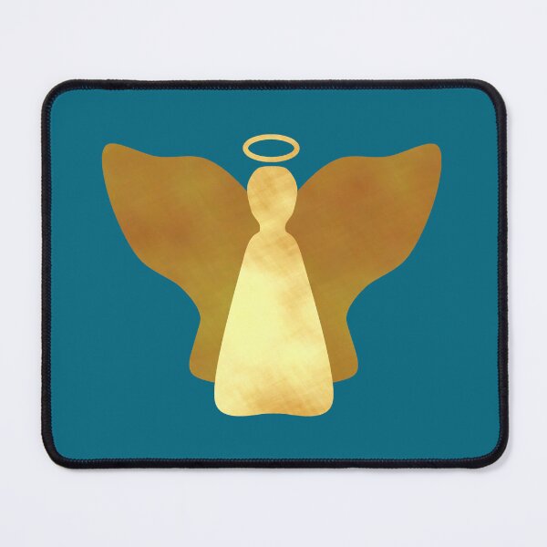 Item preview, Golden Angel on blue - Calm, Sensory-Friendly designed and sold by CreaTwinkles.