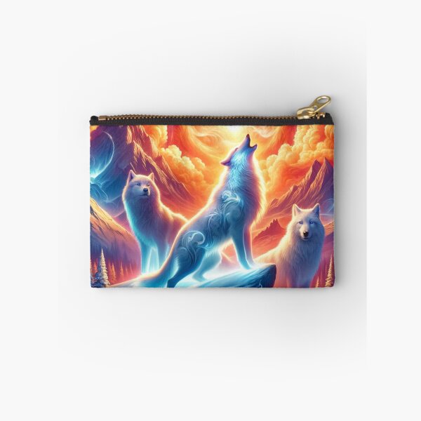 Item preview, Wolves of Fire and Ice – Guardians of the Spiritual Sun designed and sold by Tommandjerry.