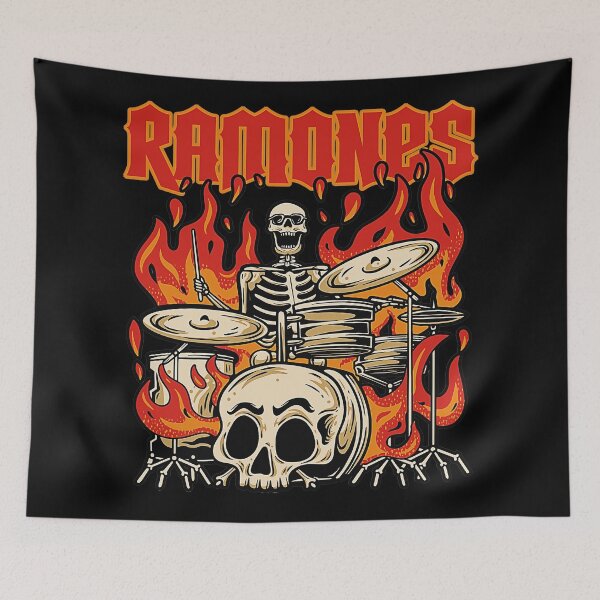 Item preview, Tocando la batería Ramones designed and sold by Haikyuu269.