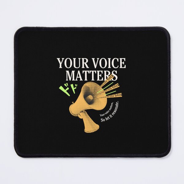 Item preview, Your Voice Matters – Empowerment Statement Tee designed and sold by EcoArtTees.