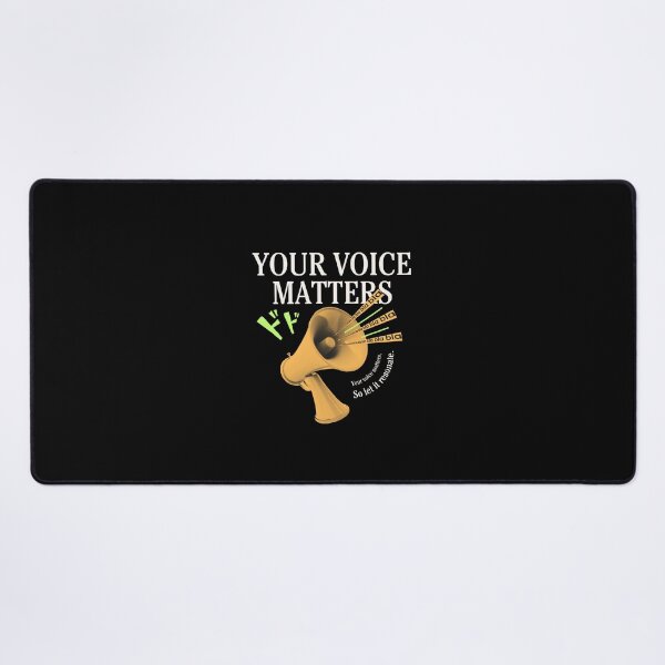 Item preview, Your Voice Matters – Empowerment Statement Tee designed and sold by EcoArtTees.