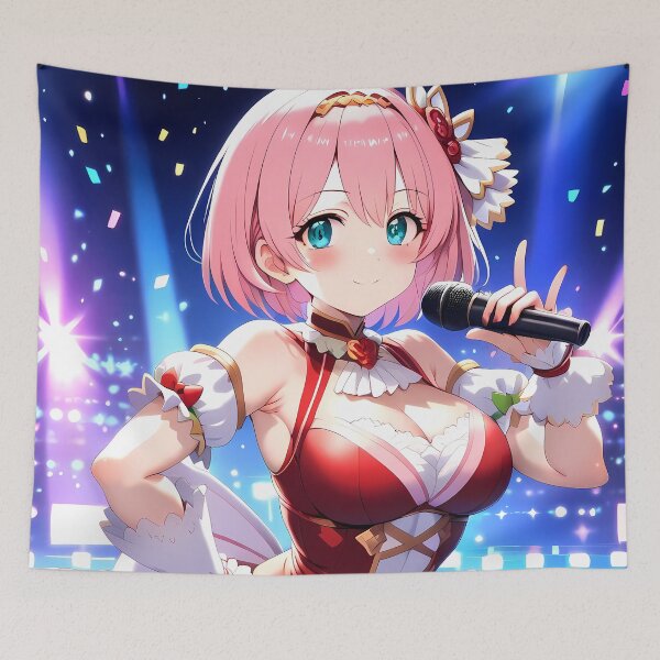Item preview, Yui Princess Connect Idol Stage Red Performance Light designed and sold by thedarvills.