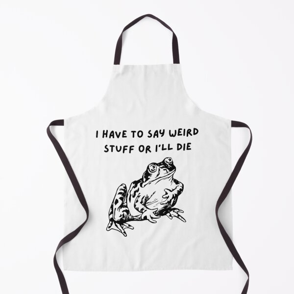 Item preview, I Have To Say Weird Stuff Or I Will Die Black Quote designed and sold by JuliusaMenzelo.