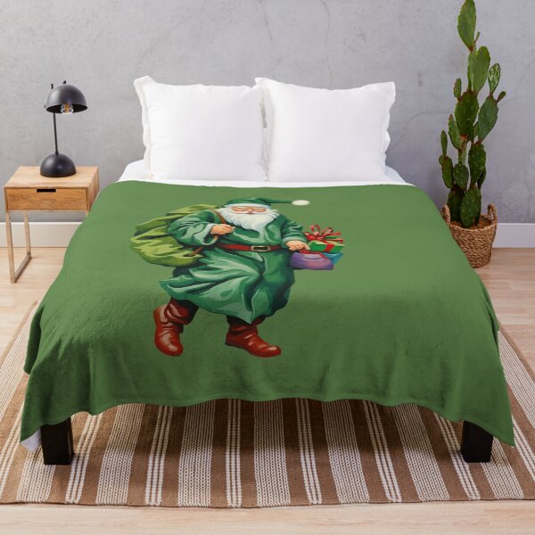 Item preview, Victorian Father Christmas Wearing Green Robes Cut Out designed and sold by taiche.