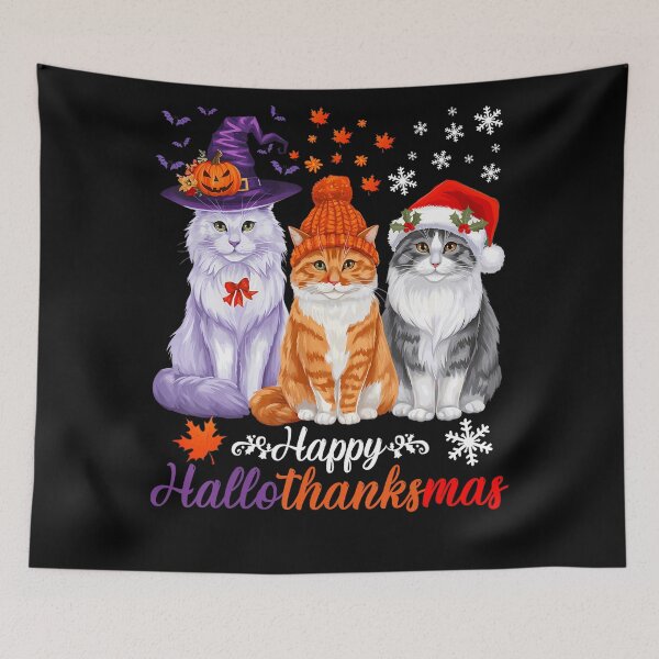 Item preview, Vintage Merry Tree Happy Hallothanksmas 2025 Christmas designed and sold by JamieFmorriSS.