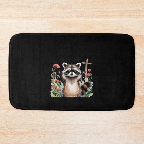 Item preview, Still Feral Just Forgiven Raccoon Christian designed and sold by ChristopStano.