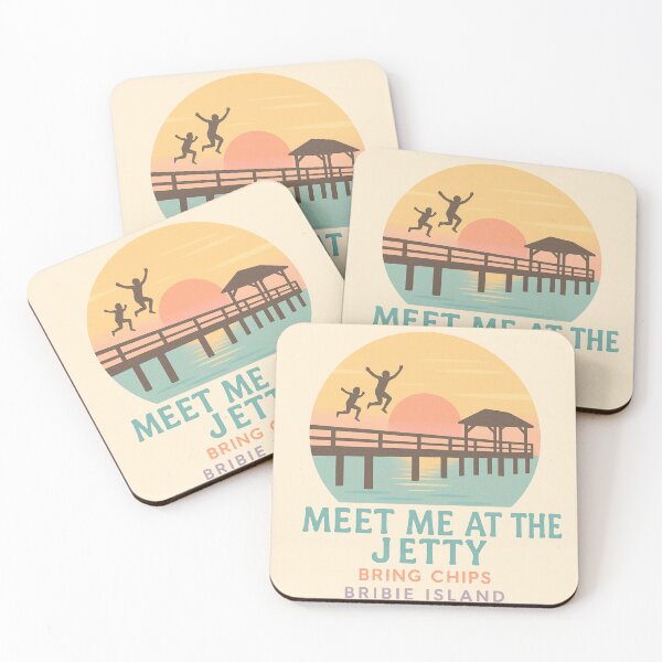 Item preview, Meet Me at the Jetty – Bribie Island designed and sold by QuEdObApparel.