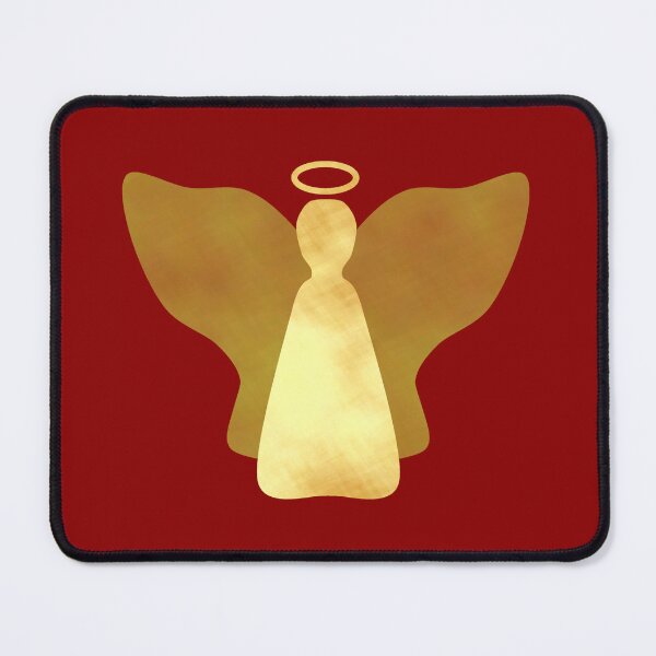 Item preview, Golden Angel on red - Calm, Sensory-Friendly designed and sold by CreaTwinkles.