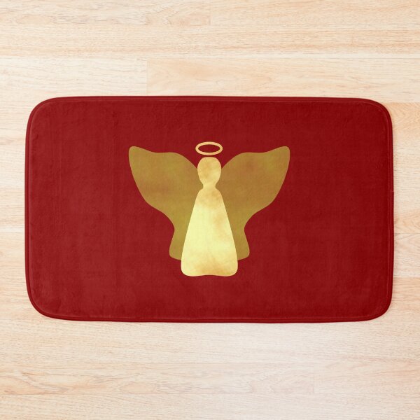 Item preview, Golden Angel on red - Calm, Sensory-Friendly designed and sold by CreaTwinkles.