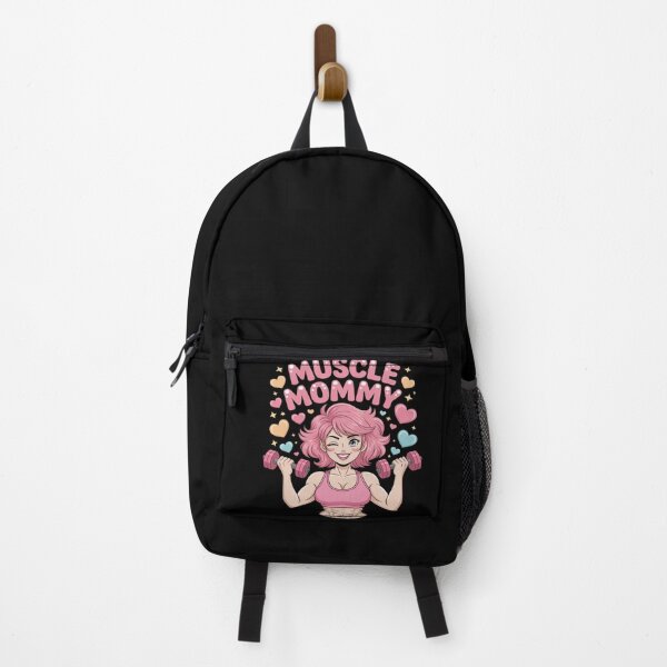 Item preview, Cute Chibi Anime Muscle Mommy Weightlifting Fitness Girl designed and sold by KingsLife1994.