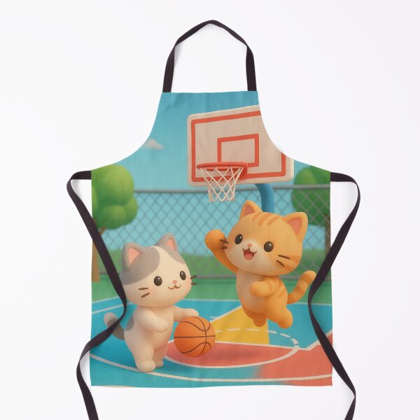 Item preview, Kawaii cats play basketball designed and sold by Mauswohn.