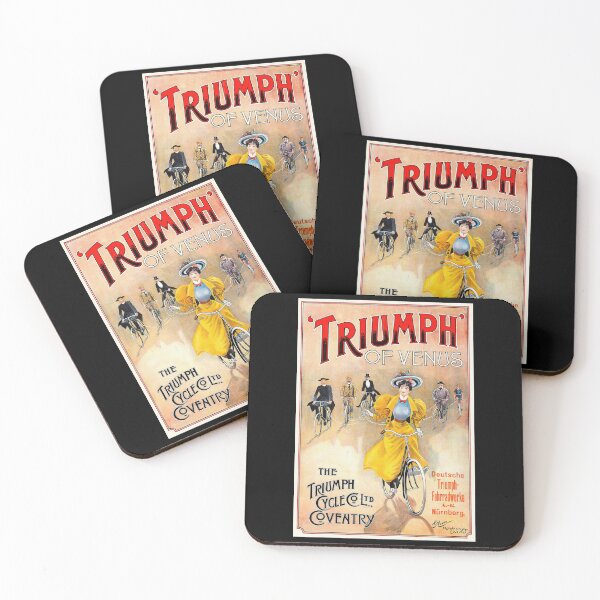 Item preview, Triumph of Venus Art Nouveau Poster | Vintage Cycling Advertisement | Triumph Cycle Co Ltd Coventry | Wall Art Decor Print designed and sold by artofuniverse.
