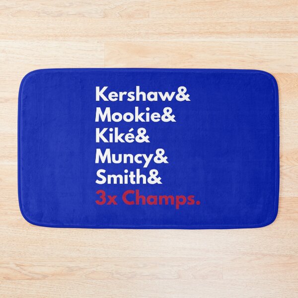 Item preview, Los Angeles Dodgers Baseball Ampersand 3-Time Champs designed and sold by MarlinConroy.