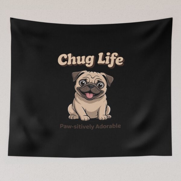 Item preview, Cute Chug Breed Dog Puppy Chihuahua Pug Hybrid Cross designed and sold by KingsLife1994.