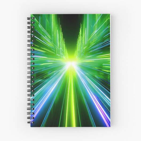 Item preview, Lightspeed Cyberpunk Glitch Art designed and sold by CharlottePlaceArt.