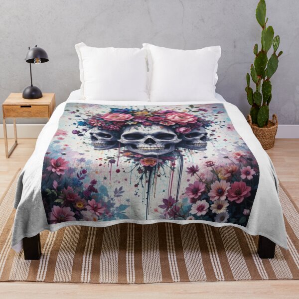 Item preview, Skulls and Flowers – Gothic Floral Art of Death and Beauty designed and sold by TheCleverSkull.