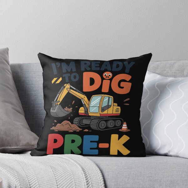 Item preview, Cute Construction Truck Back to School Ready to Dig Pre-K designed and sold by KingsLife1994.