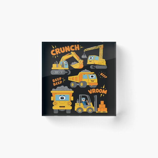 Item preview, Cute Construction Trucks Excavator Big Trucks With Sounds designed and sold by KingsLife1994.