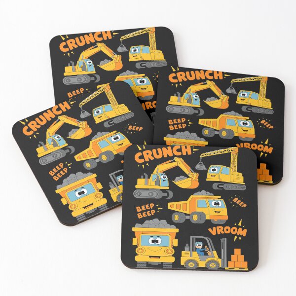 Item preview, Cute Construction Trucks Excavator Big Trucks With Sounds designed and sold by KingsLife1994.