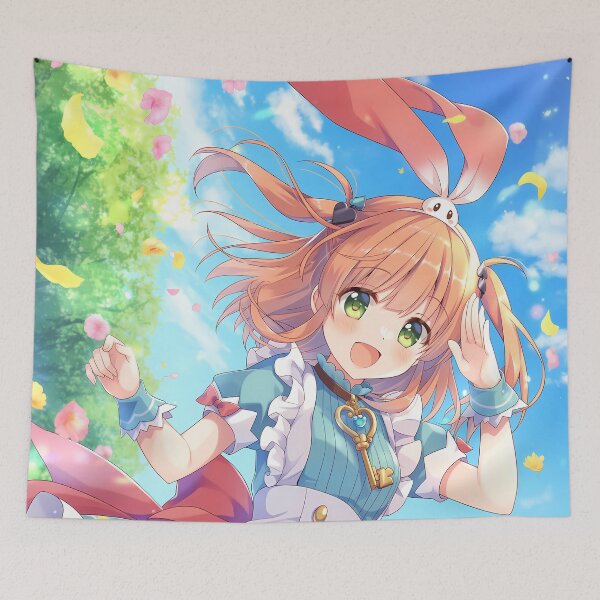 Item preview, Rino Princess Connect Breezy Blossom Adventure Anime Girl designed and sold by thedarvills.