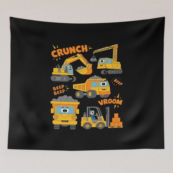 Item preview, Cute Construction Trucks Excavator Big Trucks With Sounds designed and sold by KingsLife1994.