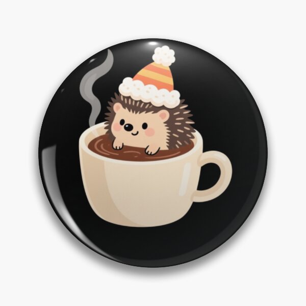 Item preview, Hedgehog in a Mug designed and sold by Aetheriswork.