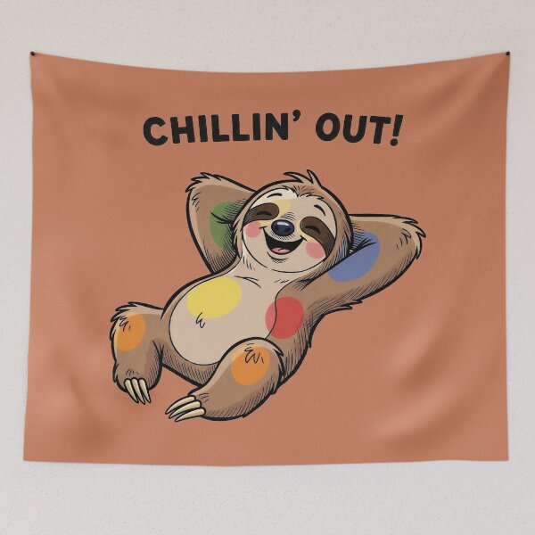 Item preview, Sloth Chillin' Out! designed and sold by Majorprint.