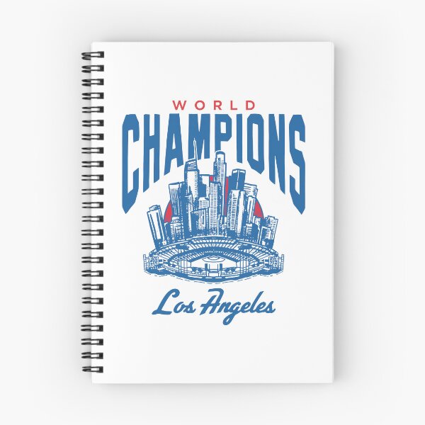 Item preview, Los Angeles Dodgers World Champs Baseball Stadium Cityscape designed and sold by MarlinConroy.
