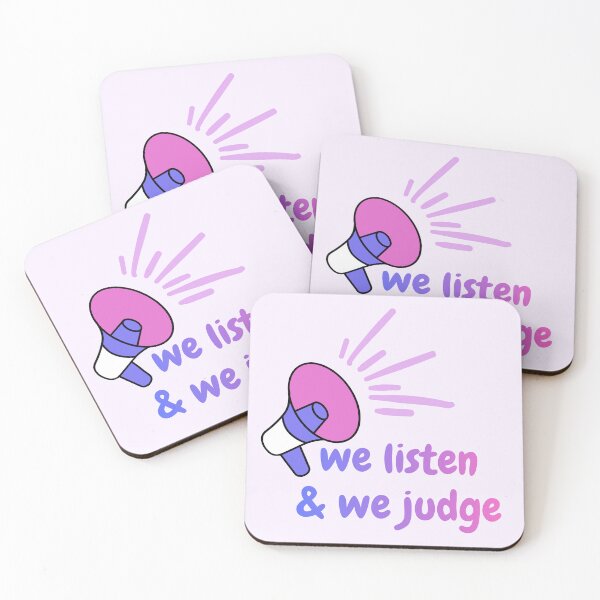 Item preview, We listen & we judge  designed and sold by NurzZz73.