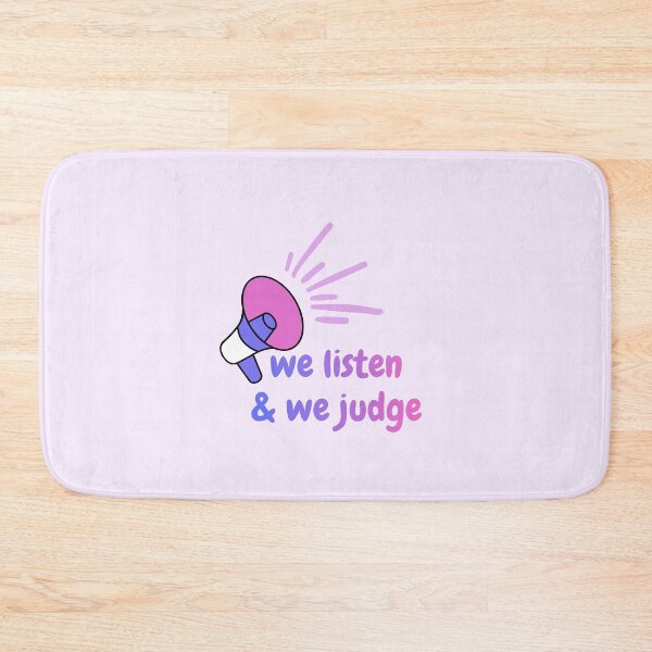 Item preview, We listen & we judge  designed and sold by NurzZz73.
