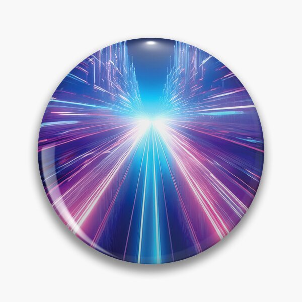 Item preview, Lightspeed Cyberpunk Glitch Art designed and sold by CharlottePlaceArt.