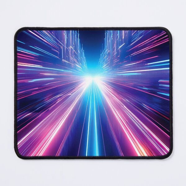Item preview, Lightspeed Cyberpunk Glitch Art designed and sold by CharlottePlaceArt.