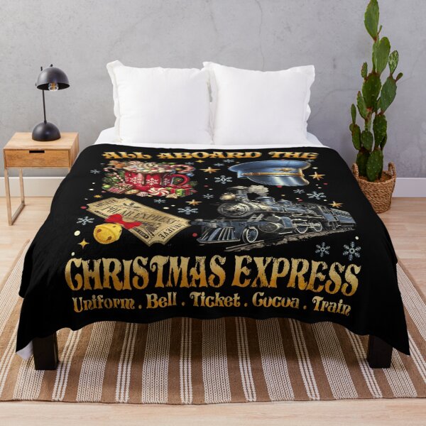 Item preview, All Aboard Polar Express Christmas North Pole Xmas Santa designed and sold by Patchina.