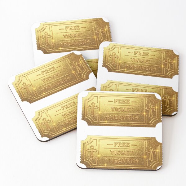 Item preview, Free Ticket to Heaven – Golden Divine Pass designed and sold by KoruWairua-Arts.