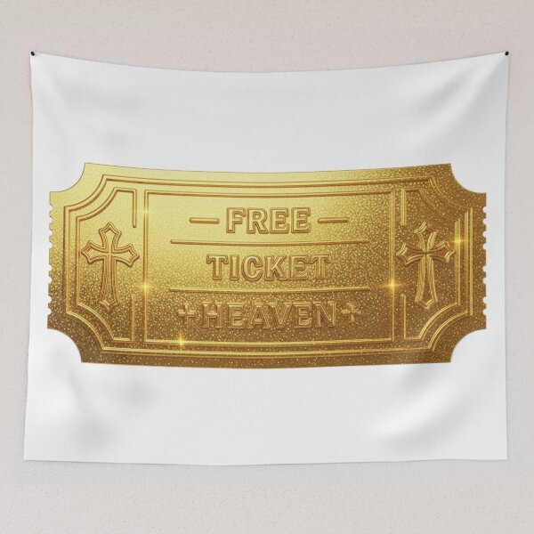 Item preview, Free Ticket to Heaven – Golden Divine Pass designed and sold by KoruWairua-Arts.