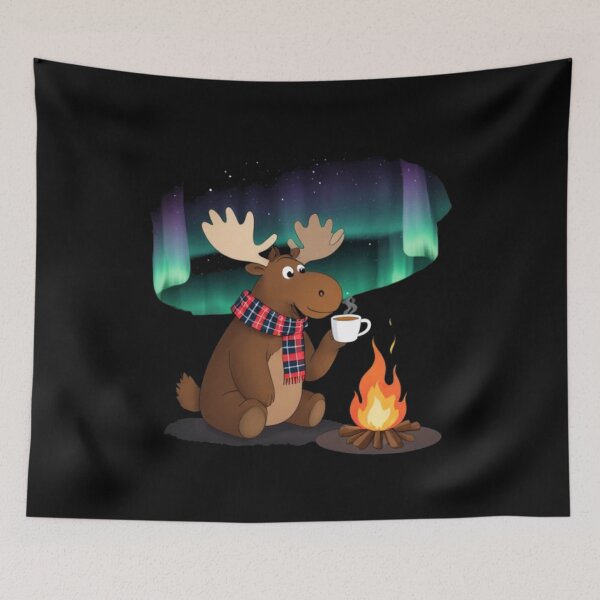 Item preview, Moose on the Loose (But Cozy) designed and sold by Aetheriswork.