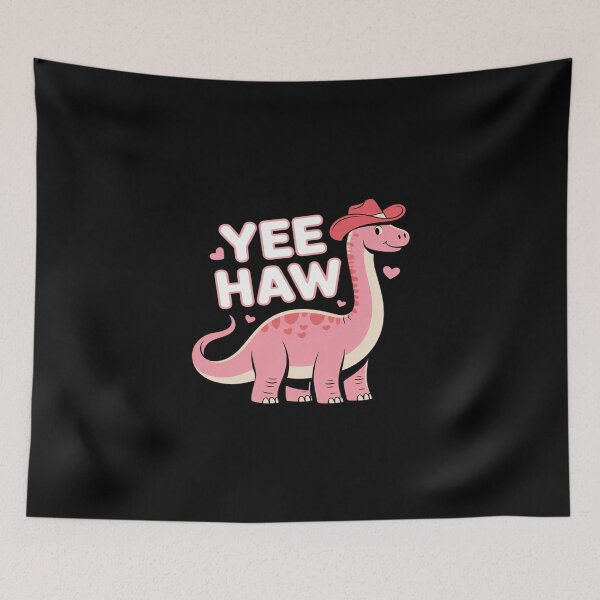 Item preview, Cute Cowboy Dinosaur Yeehaw Pink Western Cowgirl Country designed and sold by KingsLife1994.