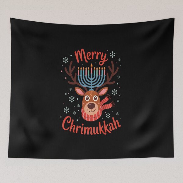 Item preview, Reindeer Merry Chrismukkah Happy Christmas Hanukkah designed and sold by VladoZork.