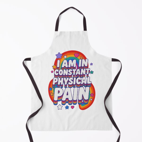 Item preview, I Am in Constant Physical Pain – Funny Retro Rainbow Typography Design designed and sold by Maryna_Reine.