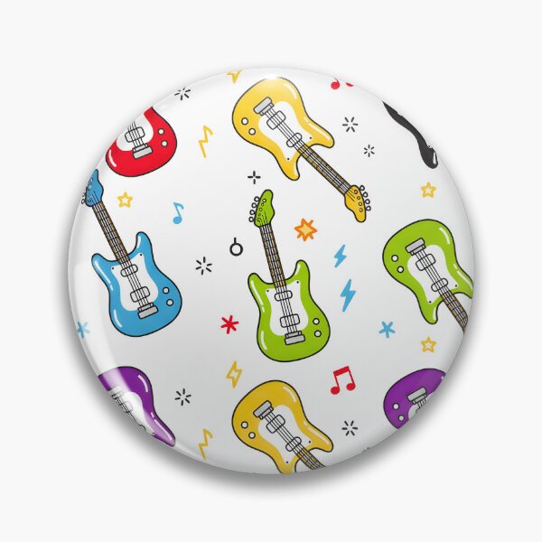 Item preview, COLORFUL ELECTRIC GUITAR PATTERNS designed and sold by infinitearte.