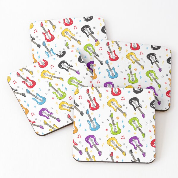 Item preview, COLORFUL ELECTRIC GUITAR PATTERNS designed and sold by infinitearte.