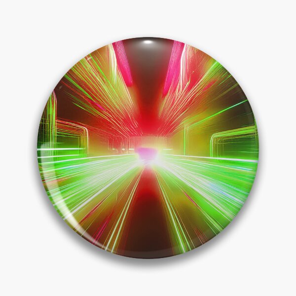 Item preview, Lightspeed Cyberpunk Glitch Art designed and sold by CharlottePlaceArt.