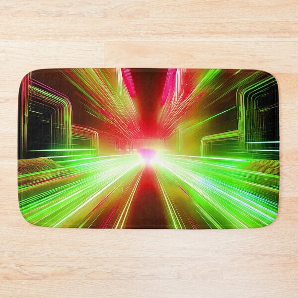 Item preview, Lightspeed Cyberpunk Glitch Art designed and sold by CharlottePlaceArt.