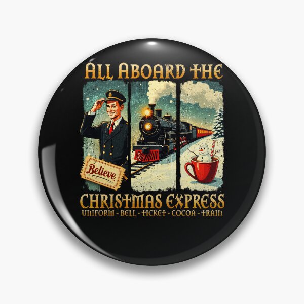 Item preview, All Aboard Polar Express Christmas North Pole Xmas Santa designed and sold by Patchina.
