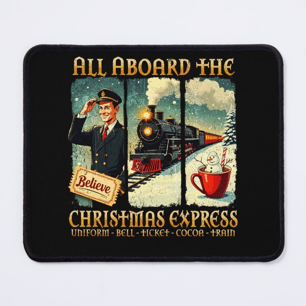 Item preview, All Aboard Polar Express Christmas North Pole Xmas Santa designed and sold by Patchina.