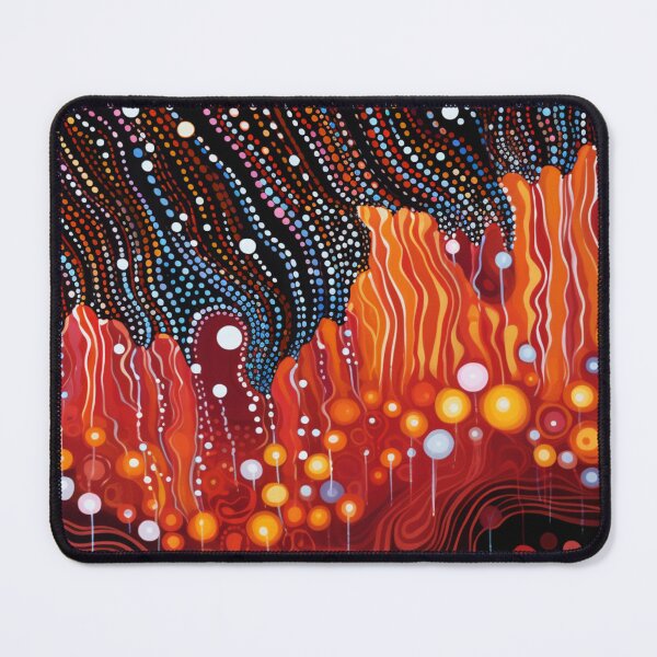 Item preview, Aboriginal Inspired Dot Art - With Lava and Magma designed and sold by GrinGalore.